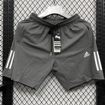 2025 DF2062 AD Grey Casual shorts (灰、裤侧带两白杠）