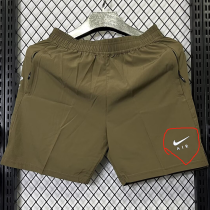 24/25  NK Khaki Casual shorts (NK白标带AIR小字）