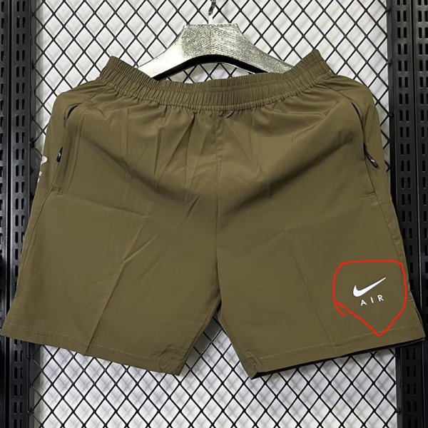 24/25  NK Khaki Casual shorts (NK白标带AIR小字）
