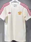 24/25 Man Utd  white Cotton T-shirt(棉料703）