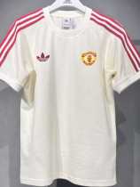 24/25 Man Utd  white Cotton T-shirt(棉料703）