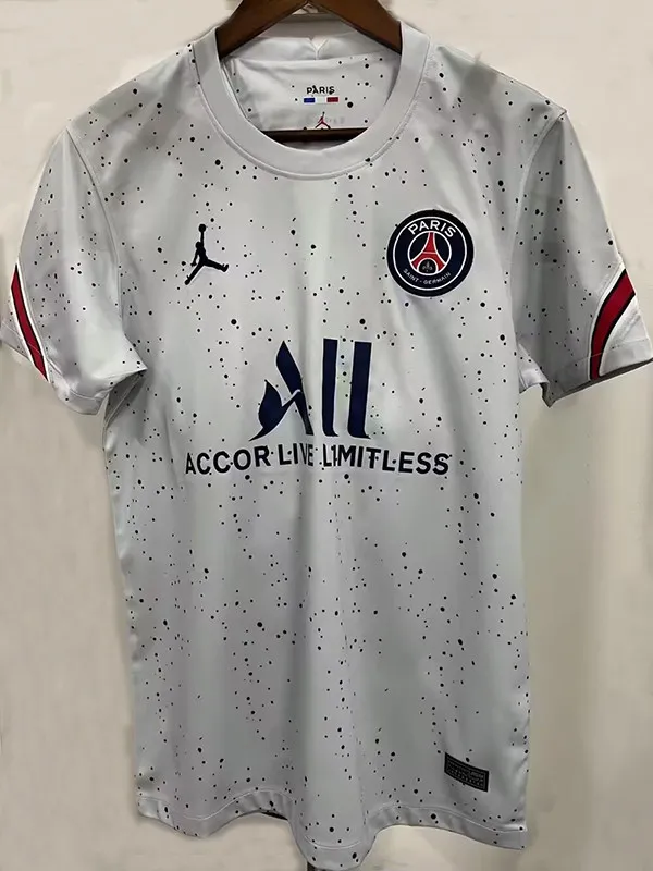 2025 PSG White Ink Ejection Polo Shirt
