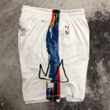 22/23 NETS White City Edition Top Quality NBA Pants