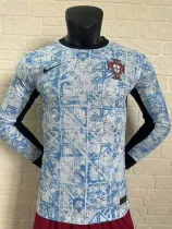 24/25 Portugal  Away  Long Sleeve  Player Version Soccer Jersey(长袖)