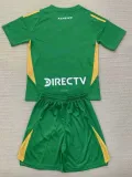 24/25 Boca Juniors Green Goalkeeper Kids Soccer Jersey
