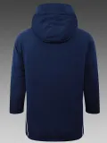 24/25 G229 Royal Blue Hooded Cotton Coat