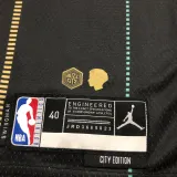 22/23 HORNETS BALL #1 Black City Edition Top Quality Hot Pressing NBA Jersey