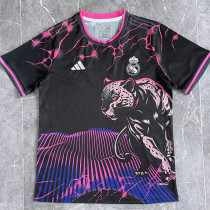 24/25 RMA  Leopard Black pink Fans Training shirts