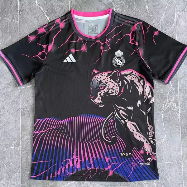 24/25 RMA  Leopard Black pink Fans Training shirts