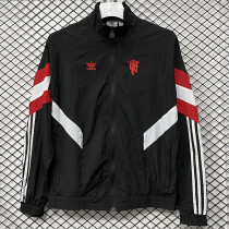 24/25 Man Utd Grey Black Retro version Windbreaker