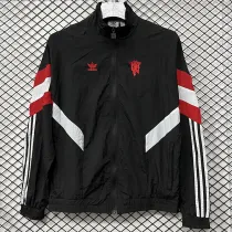 24/25 Man Utd Grey Black Retro version Windbreaker