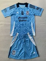 24/25 Tigres UANL Light Blue Special Edition Kids Fans Soccer Jersey