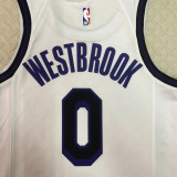 22/23 LAKERS WESTBROOK #0 White City Edition Top Quality Hot Pressing NBA Jersey