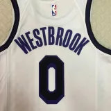 22/23 LAKERS WESTBROOK #0 White City Edition Top Quality Hot Pressing NBA Jersey