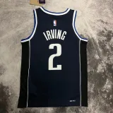 22/23 Dallas Mavericks IRVING #2 Black Top Quality Hot Pressing NBA Jersey (Trapeze Edition)