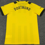 22/23 Dortmund Yellow&Black Stripe Special Edition Fans Soccer Jersey