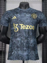 24/25 Man Utd  Stone Rose Special Edition Player Version Soccer Jersey