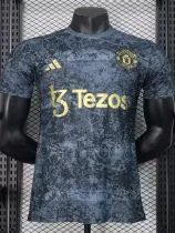 24/25 Man Utd  Stone Rose Special Edition Player Version Soccer Jersey