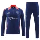 24/25 Man Utd Sapphire Blue Player version Half Pull Tracksuit  (球员版、半拉链)