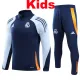 24/25 RMA Royal Blue& Blue sleeves Kids Half Pull Tracksuit (童装、半拉链)