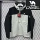 24/25 F705 CAMEL Black &White Single Layer Hooded Windbreaker (连帽）
