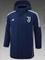 24/25 JUV Royal Blue Hooded Cotton Coat 宝蓝连帽棉衣