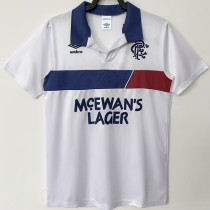 1994 Rangers White Special Edition Retro Soccer Jersey