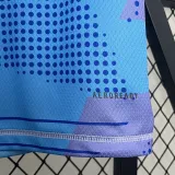 24/25 RMA  Blue Goalkeeper  Fans Soccer Jersey