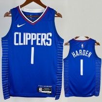 22/23 CLIPPERS HAROEN #1 Blue Top Quality Hot Pressing NBA Jersey
