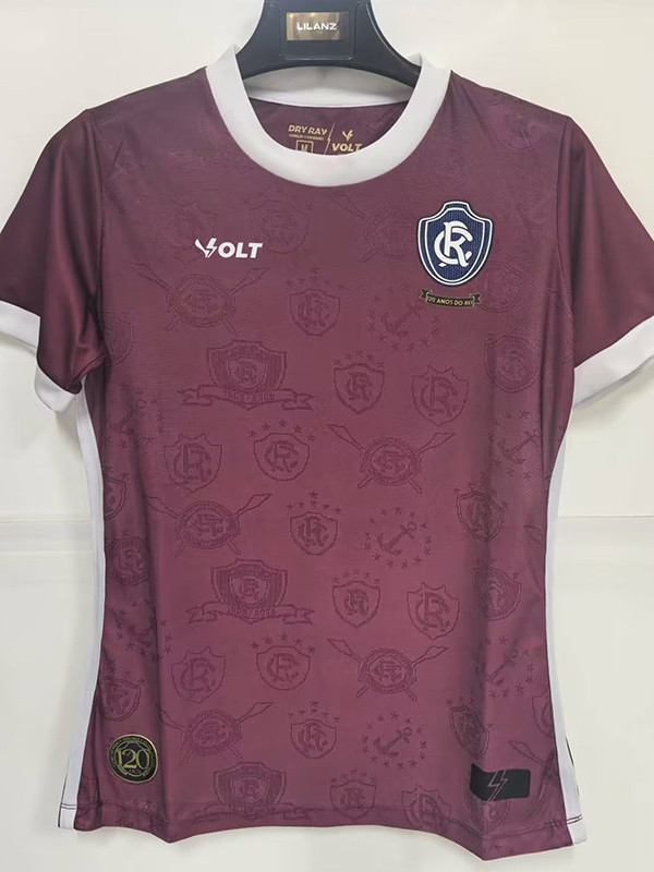 25/26 Clube do Remo Maroon Women Soccer Jersey女