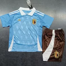 2024 Belgium Away Kids Soccer Jersey