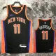 22/23 KNICKS BRUNSON #11 Black City Edition Top Quality Hot Pressing NBA Jersey