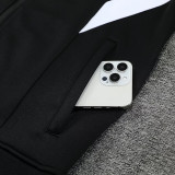 25/26 Man Utd Black Jacket Tracksuit