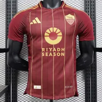 24/25 Roma Home Player Version Soccer Jersey