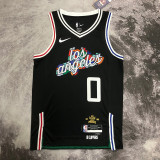 22/23 CLIPPERS WESTBROOK #0 Black City Edition Top Quality Hot Pressing NBA Jersey