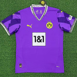 25/26 Dortmund  Goalkeeper Purple Fans Soccer Jersey