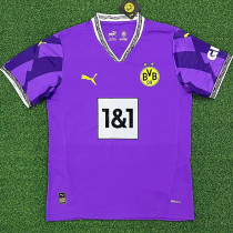 25/26 Dortmund  Goalkeeper Purple Fans Soccer Jersey