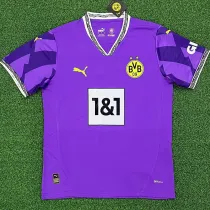 25/26 Dortmund  Goalkeeper Purple Fans Soccer Jersey