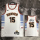 22/23 Nuggets JOKIC #15 White City Edition Top Quality Hot Pressing NBA Jersey