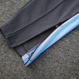 24/25  Argentina  Grey Black  Jacket Tracksuit  （灰黑)