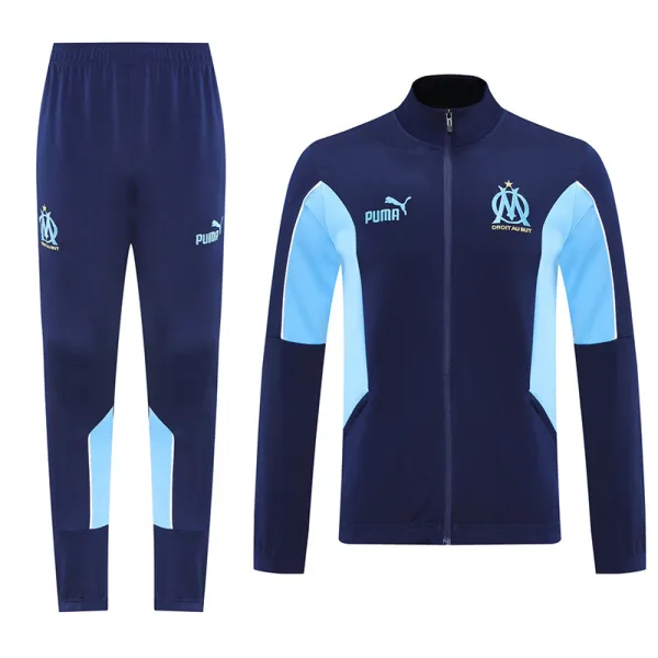 25/26 Marseille Royal Blue Jacket Tracksuit#01