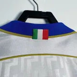 1995 Italy Away Blue Retro Soccer Jersey