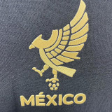 25/26 Mexico Golden Cup Black Player Version  Long Sleeve Soccer Jersey