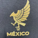 25/26 Mexico Golden Cup Black Player Version  Long Sleeve Soccer Jersey