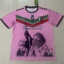 22/23 Palestino Deportivo Pink Head Portrait Special Edition Fans Soccer Jersey