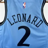 24/25 Clippers LEONARD # 2 City Edition Top Quality Hot Pressing NBA Jersey