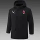 24/25 ACM Black Hooded Cotton Coat G254红色队标