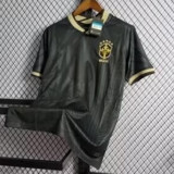 22/23 Brazil Black Special Edition  Fans Soccer Jersey（V领、金标）