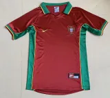 1998 Portugal Home Retro Soccer Jersey