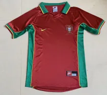 1998 Portugal Home Retro Soccer Jersey
